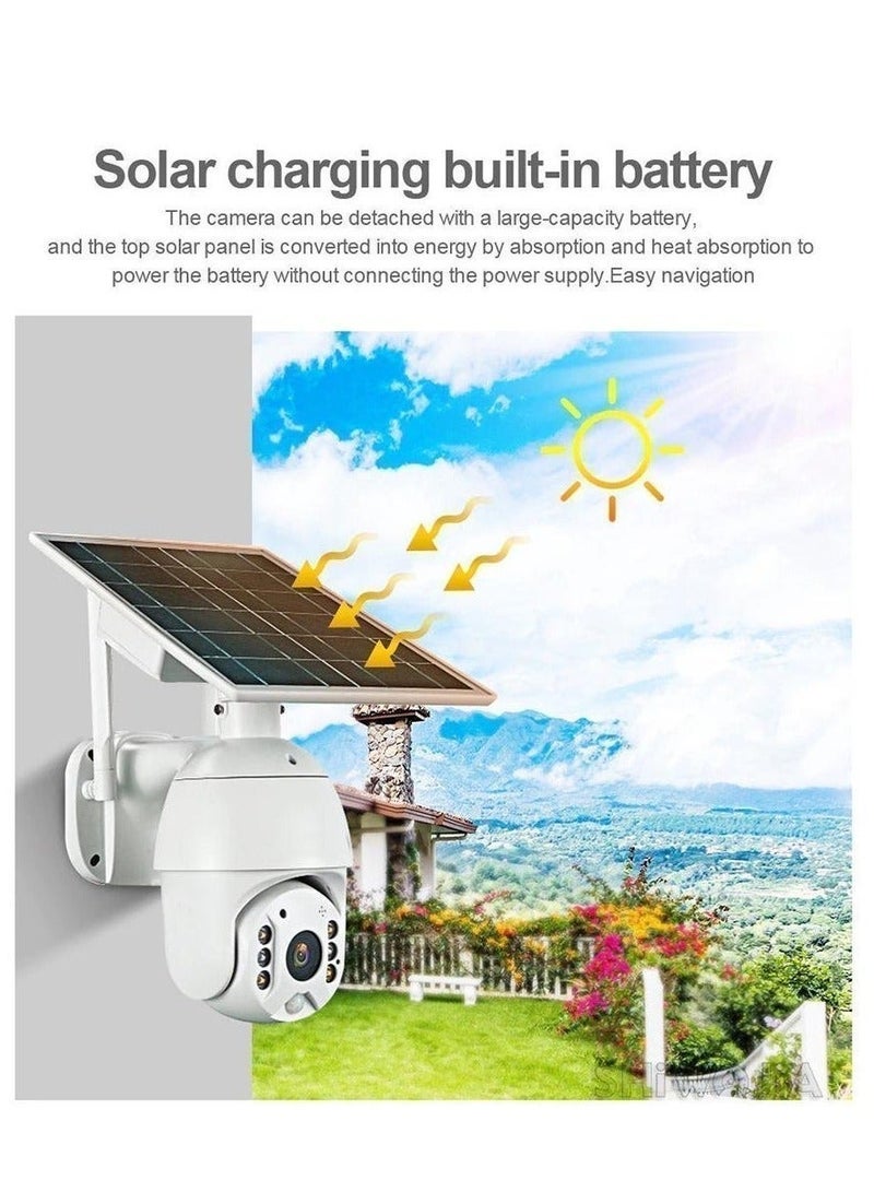 Crony RBX-S10 Low power WIFI solar camera 1080P HD Solar Panel Outdoor Surveillance Waterproof CCTV Camera Smart Home Two-way Voice Intrusion Alarm - Image 3
